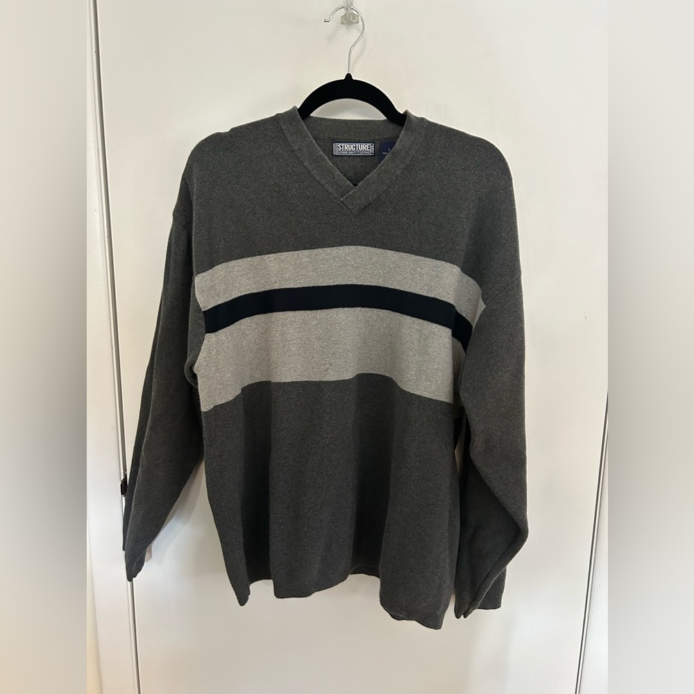 Structure men’s knit sweater, size L